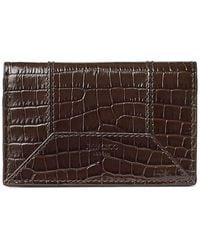 Jimmy Choo - Nello Crocodile-Effect Leather Wallet - Lyst