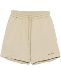 flâneur - Shorts mit gummiertem Logo - Lyst