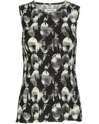 Henrik Vibskov - Plissé Printed Top - Lyst