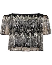 Rabanne - Embroidered Blouse - Lyst