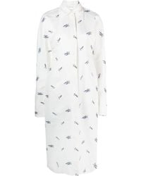 Sportmax - フローラル シャツドレス - Lyst