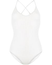 Duskii - Margot Ribbed Swimsuit - Lyst