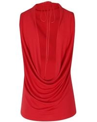 Semicouture - Sleeveless Top - Lyst
