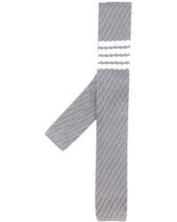 Thom Browne - 4-Bar Knitted Silk Tie - Lyst