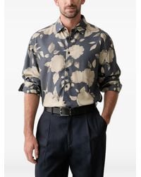Joop! - Floral-Print Long-Sleeve Shirt - Lyst