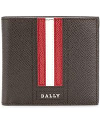 Bally Leather Trasai Bifold Cardholder in Brown for Men | Lyst