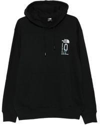 The North Face - Felpa Con Stampa Grafica E Cappuccio - Lyst