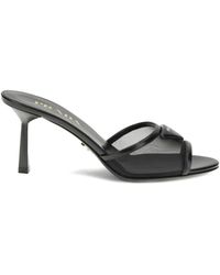 Prada - Mesh Heeled Sandals - Lyst