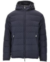 Emporio Armani - Hooded Short Down Jacket - Lyst