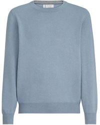 Brunello Cucinelli - Cashmere Crewneck Sweater - Lyst