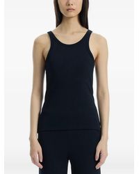 determ - Ribbed Open-Back Tank Top - Lyst
