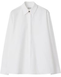 Burberry - Oversized Blouse - Lyst