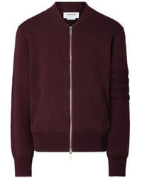 Thom Browne - Ottoman Milano Stitch 4-Bar Bomber Jacket - Lyst