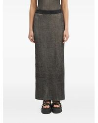 Samsøe & Samsøe - Ribbed-Knit Maxi Skirt - Lyst