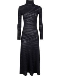 Giorgio Armani - Midikleid mit Stehkragen - Lyst