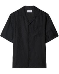 Off-White c/o Virgil Abloh - Logo-jacquard Camp-collar Shirt - Lyst