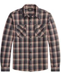 RRL - Checked Pocket Shirt - Lyst