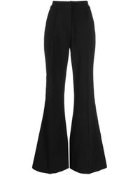 Elie Saab - Pantalones acampanados Classic Crepe - Lyst