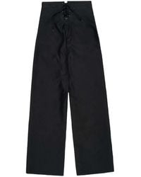 Maison Margiela - Lace-Up Trousers - Lyst