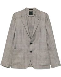 ZEGNA - チェック ジャケット - Lyst