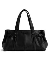 Zadig & Voltaire - Sunny Shopper Grained Leather - Lyst