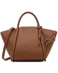 KARL LAGERFELD - Geometrische Handtasche - Lyst