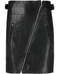 Isabel Marant - High-waisted Leather Skirt - Lyst