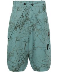 A_COLD_WALL* - Overlay Abstract-print Cargo Shorts - Lyst
