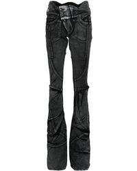 OTTOLINGER - Ruffled Skinny Denim Jeans - Lyst