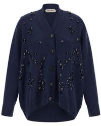 Alberta Ferretti - Cardigan À Col V - Lyst