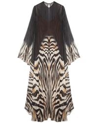 Mes Demoiselles - Zebra-Print Sequin-Embellished Maxi Dress - Lyst