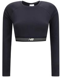 New Balance - Ac Fitted Long Sleeve Top - Lyst