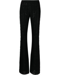 Givenchy - Flared Broek Met 4G Jacquard - Lyst
