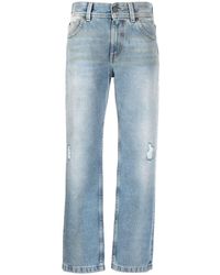 Palm Angels - Straight Jeans With Logo - Lyst
