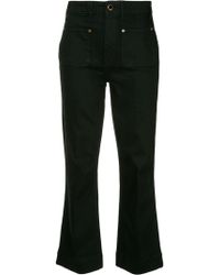 Khaite Vaqueros Raquel capri - Negro