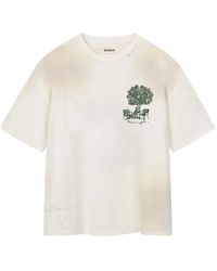 ROUGH - Tree-Print T-Shirt - Lyst