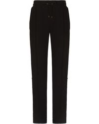 Dolce & Gabbana - Embroidered Track Pants - Lyst