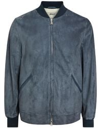 Valstar - Evans Suede Bomber Jacket - Lyst