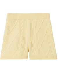 Claudie Pierlot - Kabelgebreide Shorts - Lyst