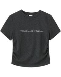 B+ AB - Rhinestone-Embellished T-Shirt - Lyst