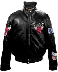 Jeff Hamilton - Chicago Bulls Leather Puffer Jacket - Lyst