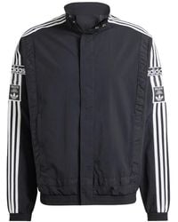 adidas - Three-Stripe Zip-Up Jacket - Lyst
