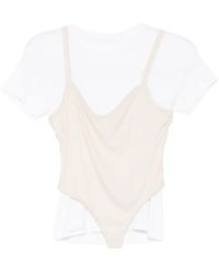 ALAINPAUL - Double Layered T-Shirt - Lyst