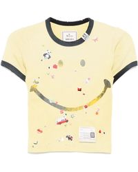 Maison Mihara Yasuhiro - T-Shirt mit grafischem Print - Lyst