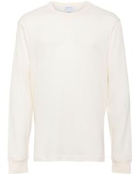 Sunspel - Waffle-knit Cotton T-shirt - Lyst