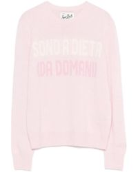 MC2 Saint Barth - Ribbed Knit Lettering Jumper - Lyst