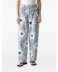 Never Fully Dressed - Sun-Print Jeans - Lyst
