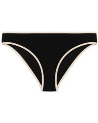 TOTEME - Striped-Edge Bikini Bottoms - Lyst