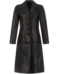Dan Cassab - Grisi Single-Breasted Coat - Lyst