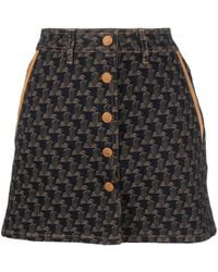 Lanvin - Camicia Denim Con Logo Jacquard - Lyst